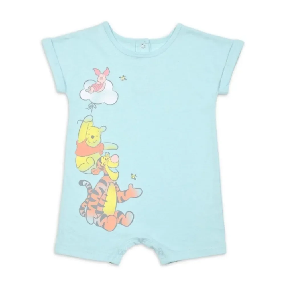 Pooh & Friends Baby Boy Romper, 2 Pack